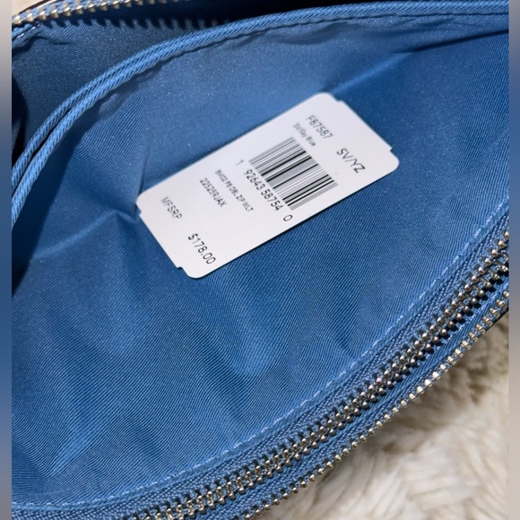 Coach Double Zip Pebble Leather Wristlet - Picture 5 of 7